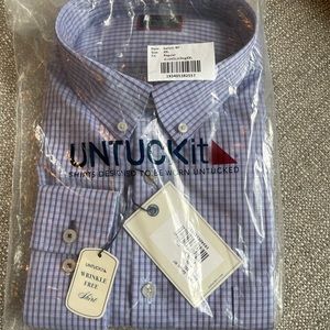 Mens Untuckit Button Up
